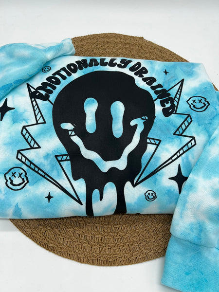 Emotionally Drained Dyed Crewneck