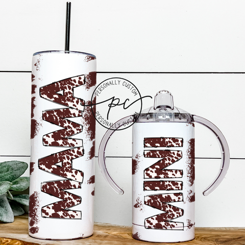 Brown Cow Mama & Mini Tumbler Bundle