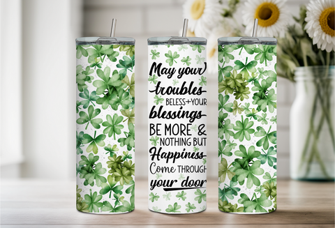 Shamrock Blessings Tumbler