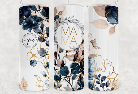 Mama Floral Tumbler