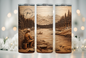 Wood Fisher Tumbler