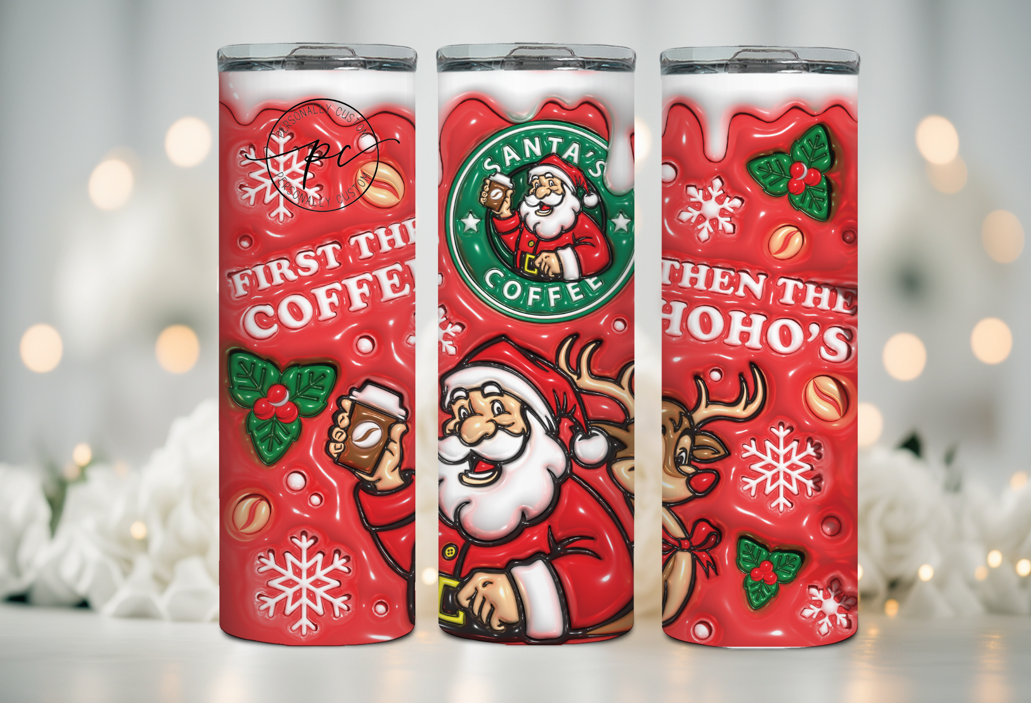 Santa Coffee Tumbler