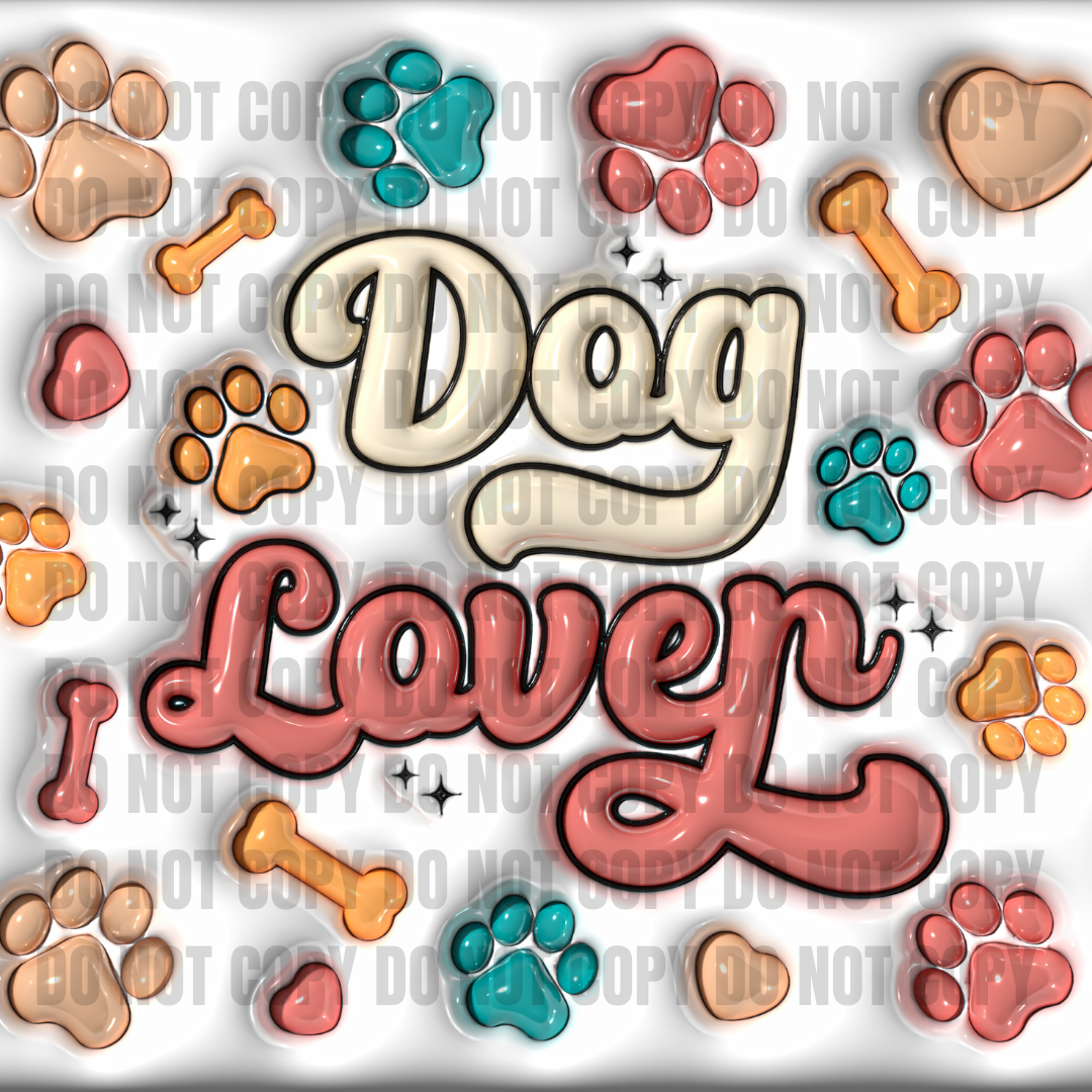 Dog Lover 20oz Transfer