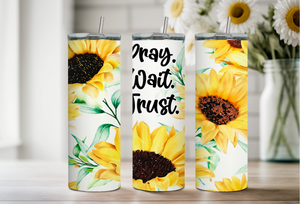 Sunflower Prayer Tumbler