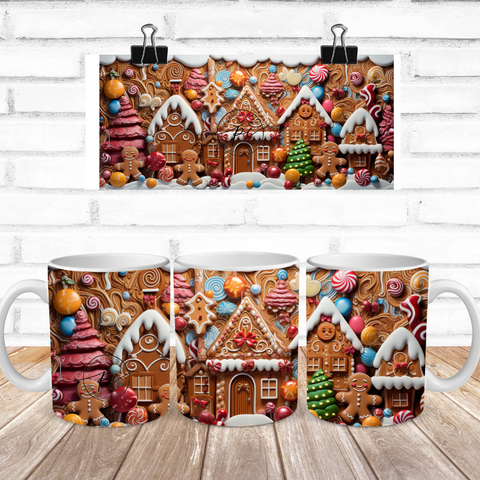 Gingerbread House 3D Mug