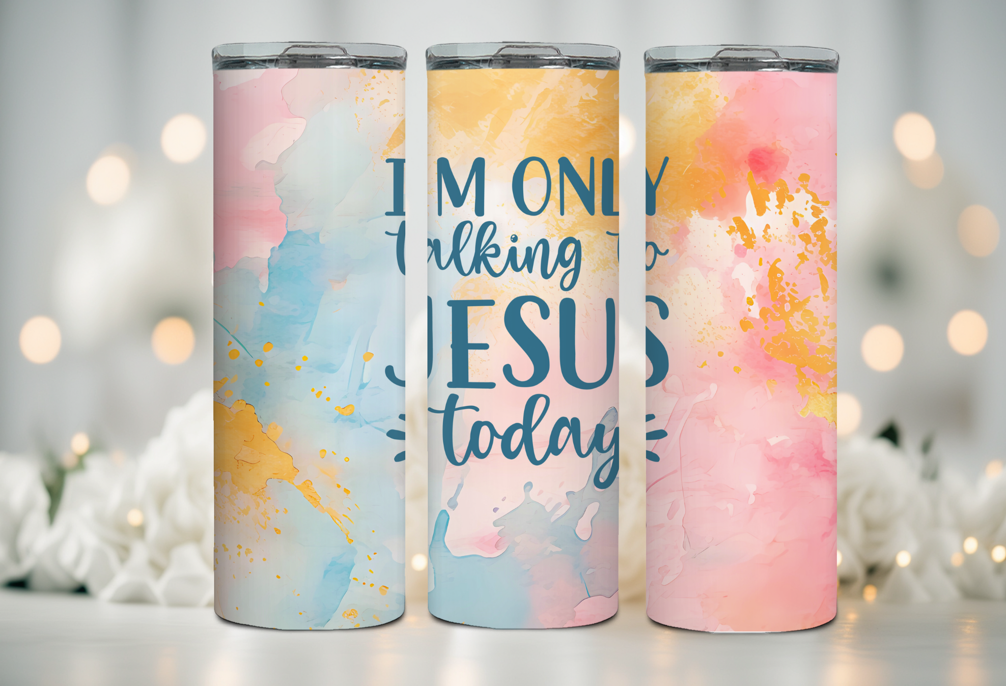 Talking to Jesus Tumbler