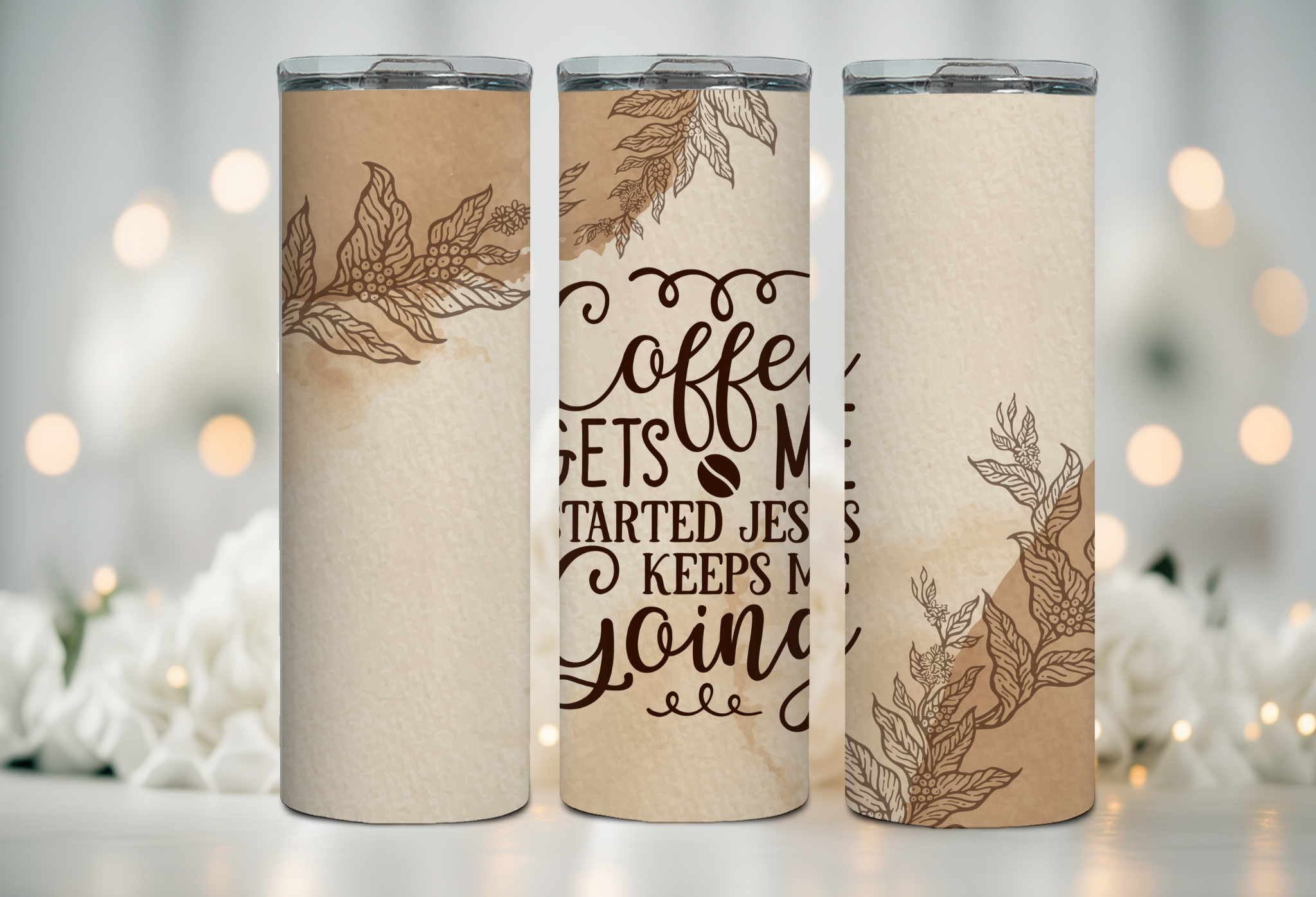 Jesus and Coffee Tumbler