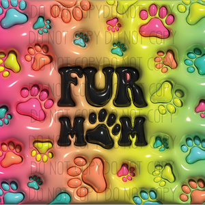 Fur Mom Puff 20oz Transfer