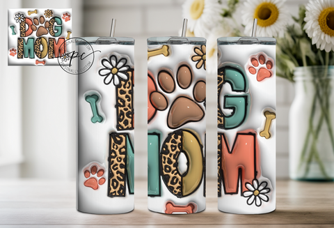 Dog Mom Cheetah Tumbler