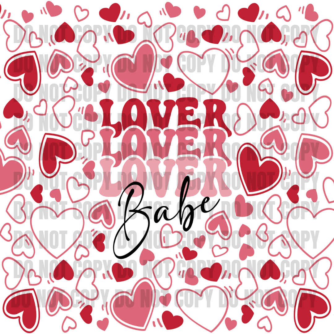 Lover Babe 20oz Transfer