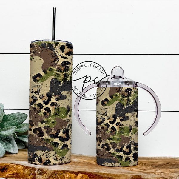 Cheetah Camo Mama & Mini Tumbler Bundle