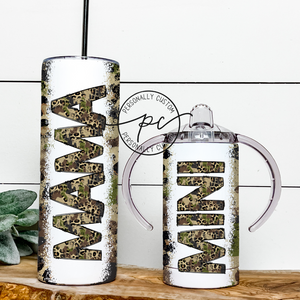 Cheetah Camo Mama & Mini Tumbler Bundle