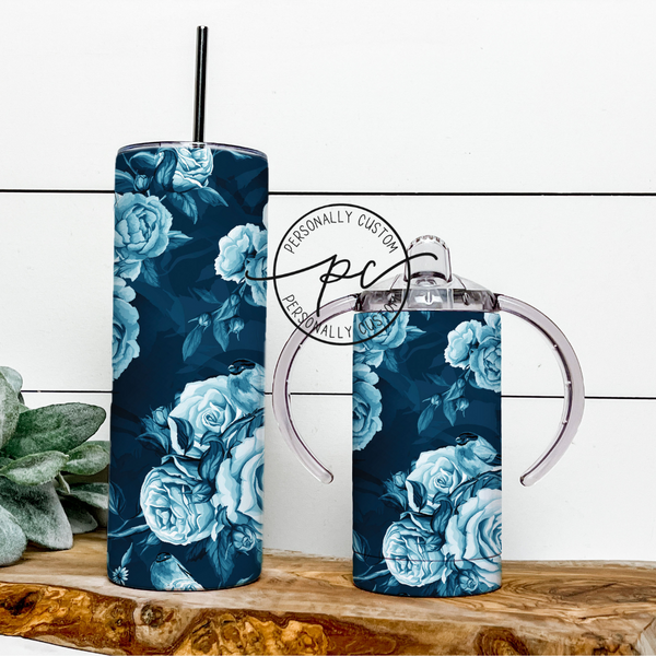 Blue Rose Mama & Mini Tumbler Bundle