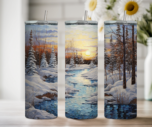 Winter Scenery Tumbler