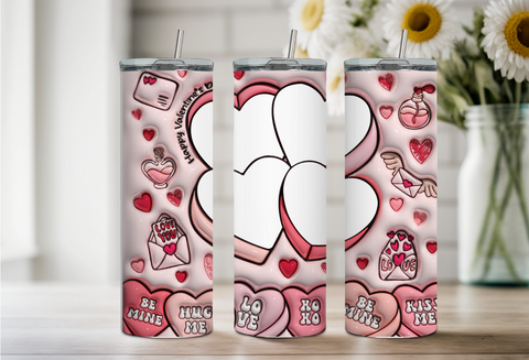 Semi Custom VDay Tumbler