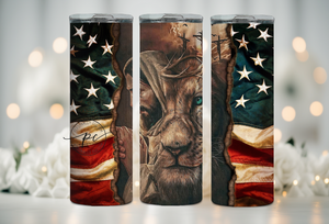 Lion and the Lamb Tumbler