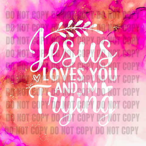 Jesus Loves you TRANSFER