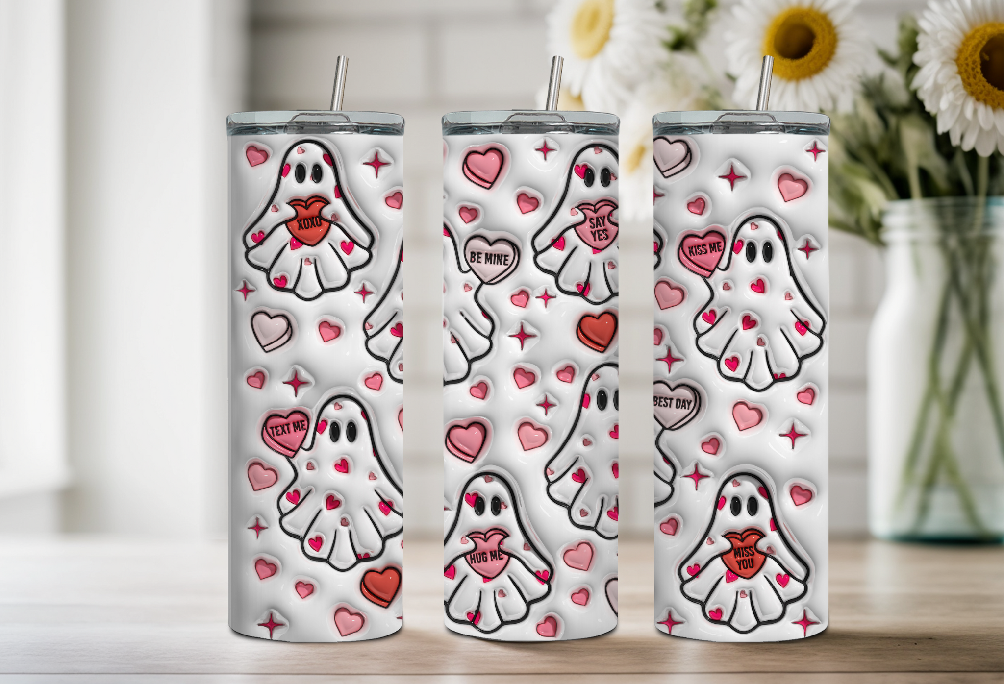 Ghost Heart Tumbler