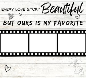 Love Story Custom Tumbler