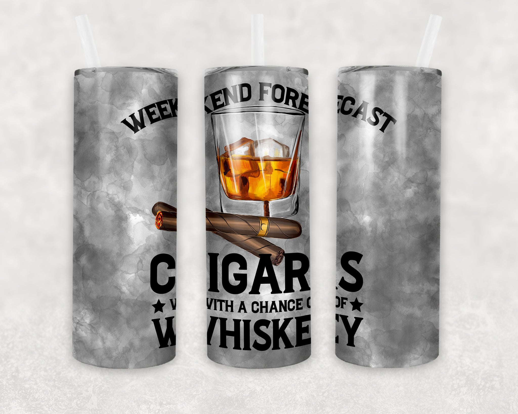 Cigars and Whiskey Tumbler