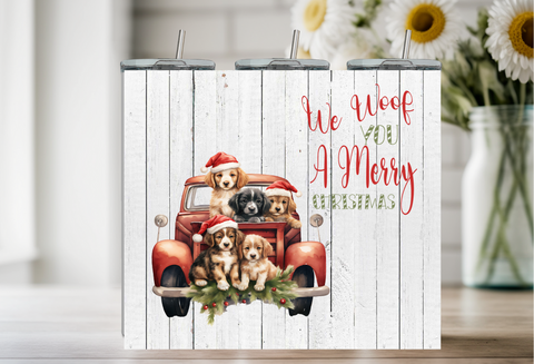 Merry Woofmas Tumbler