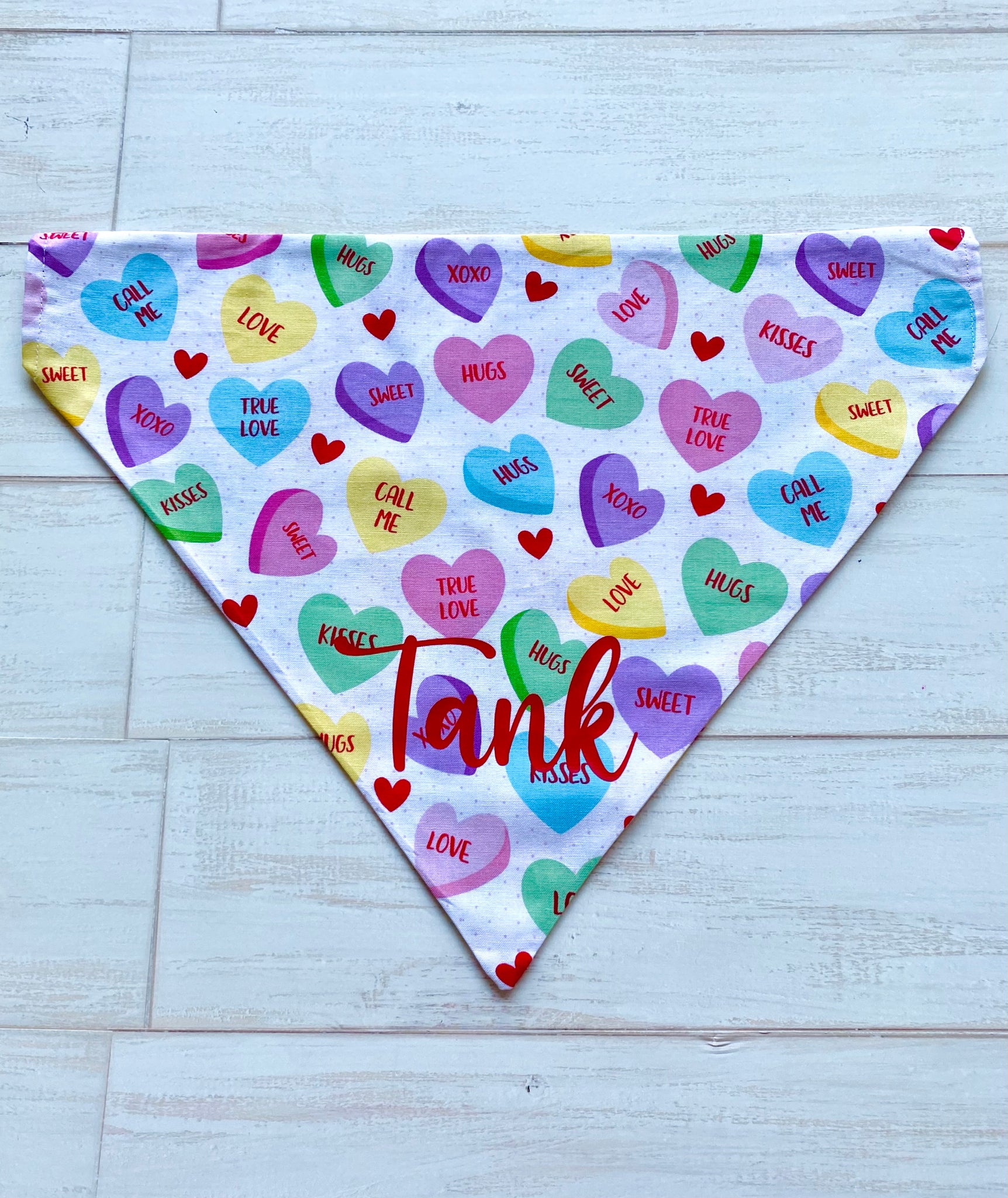 Conversation Hearts Bandana