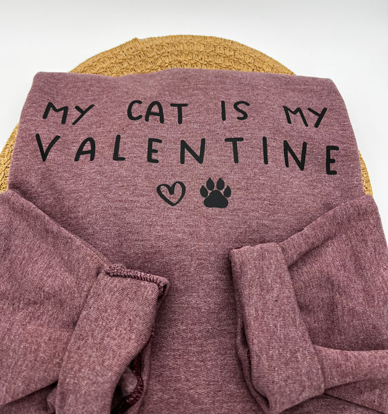 My Cats my Valentine Crewneck