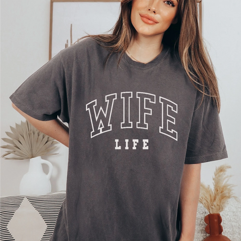 Wife Life PUFF Tee